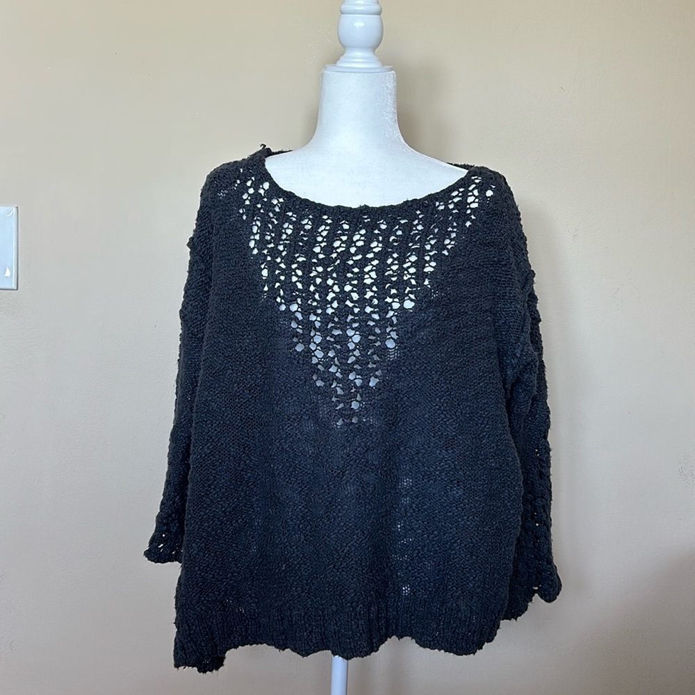Free People Oversized Knotted Sweater